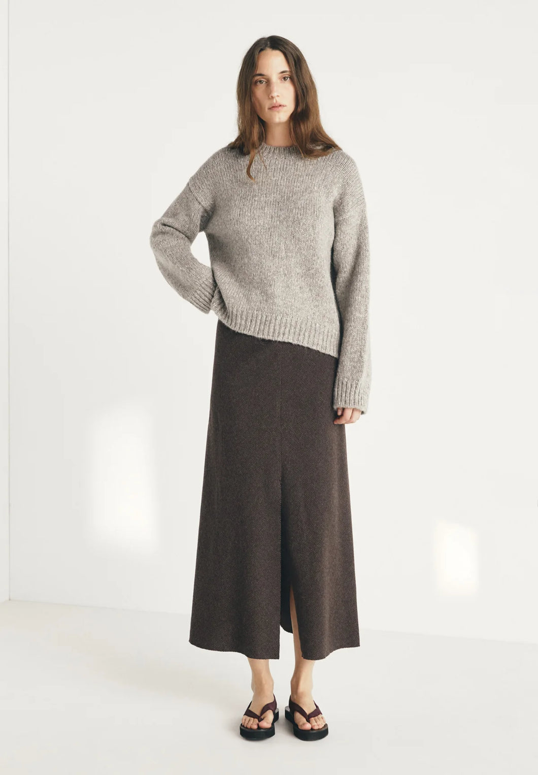 Carla Sweater in Oyster