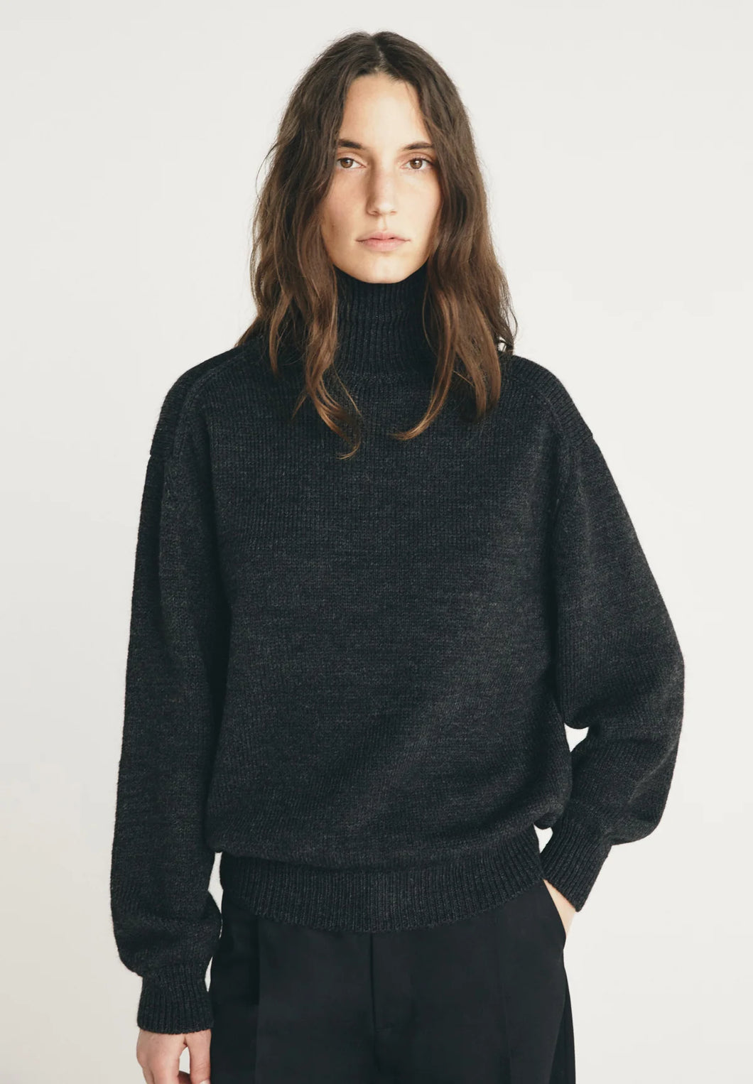 Henderson Sweater in Black Delave