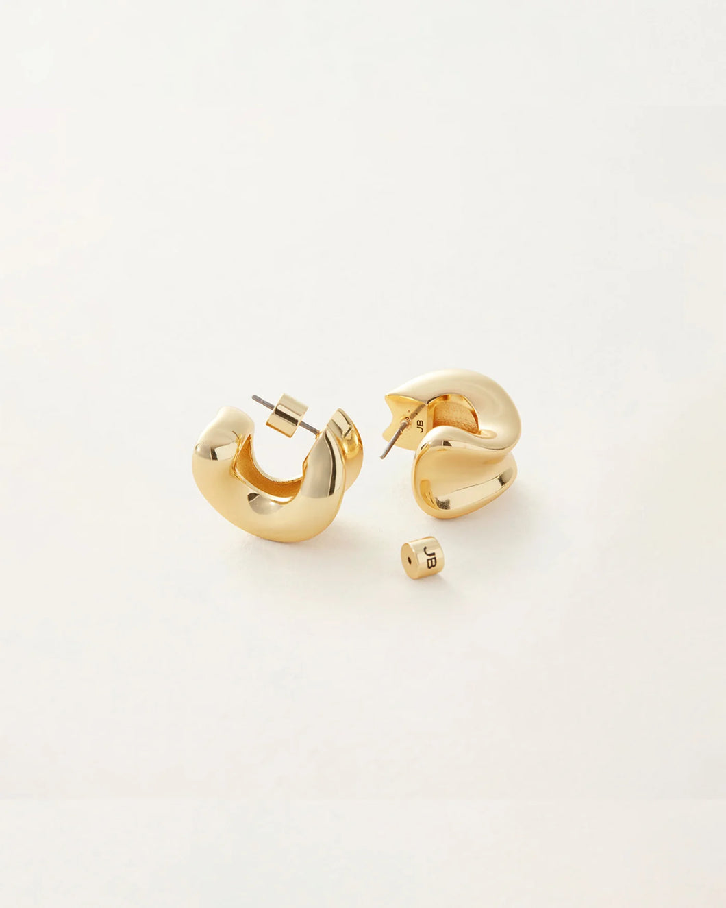 Chunky Doune Hoops in Gold
