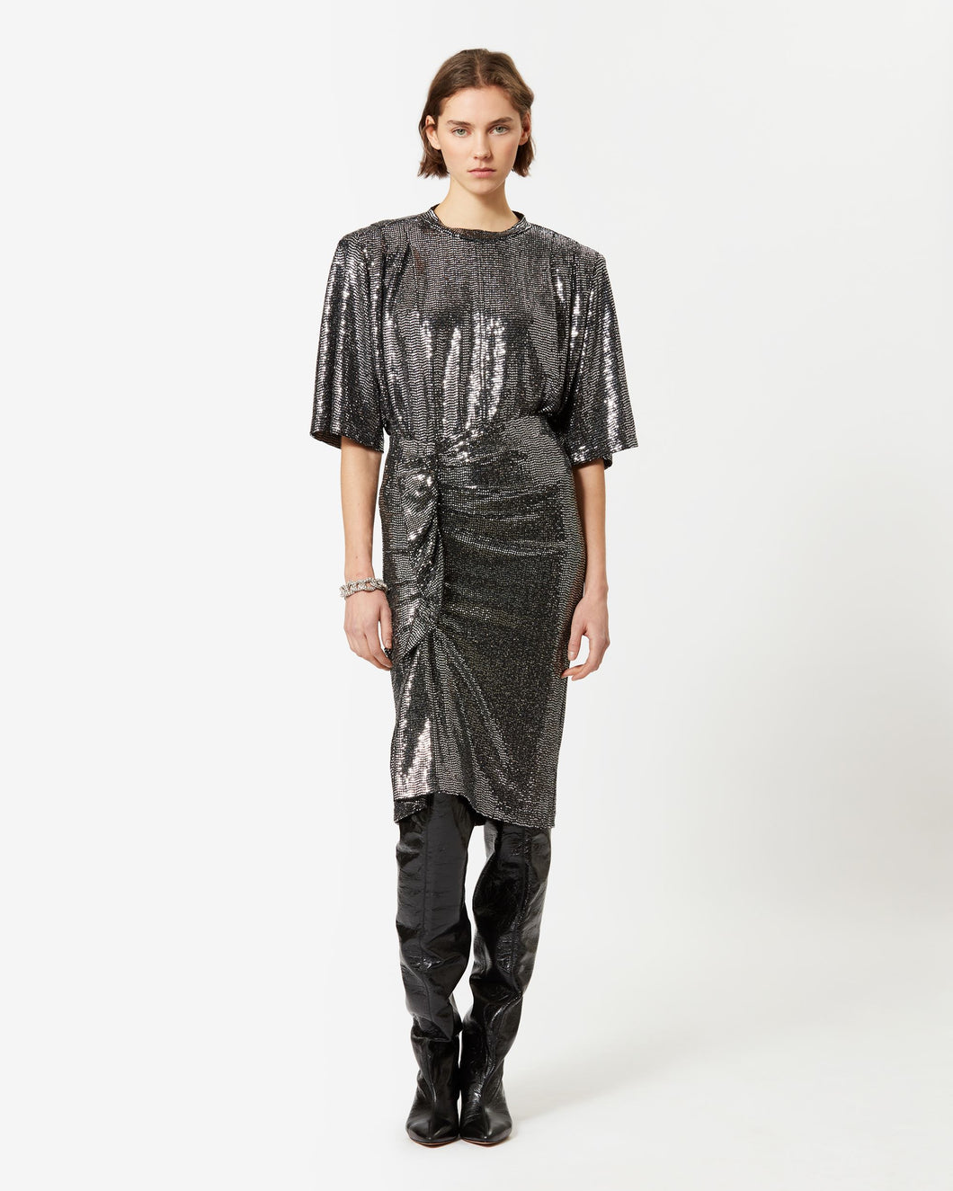 Delfi Top in Silver