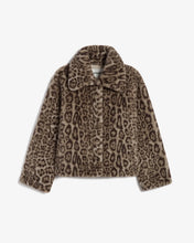 Load image into Gallery viewer, Elis Leopard Coat in Light Leopard
