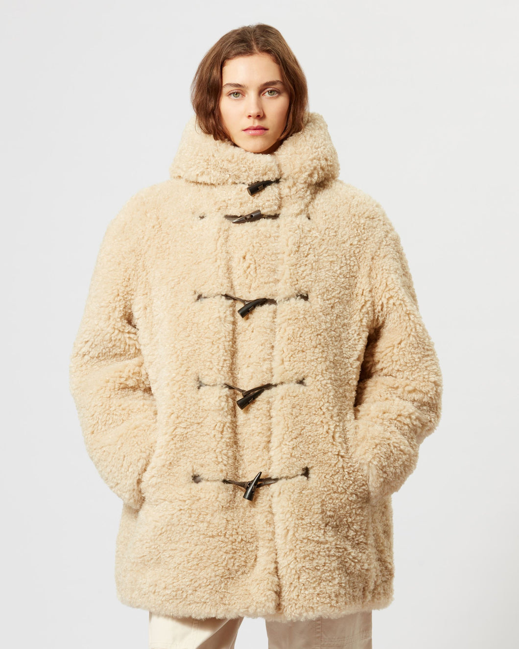 Florene Coat in Ecru