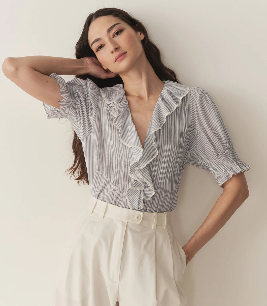 Henri Top in Adelaide Stripe