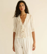 Load image into Gallery viewer, Henri Top in Salt Eyelet
