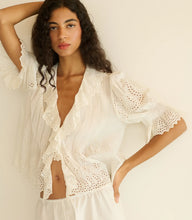 Load image into Gallery viewer, Henri Top in Salt Eyelet

