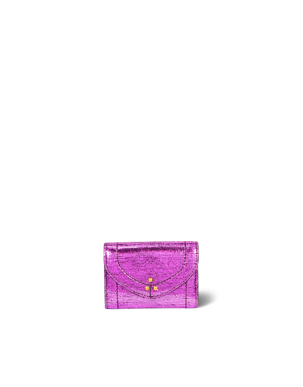 Helmut PM Wallet in Lame Fuxia