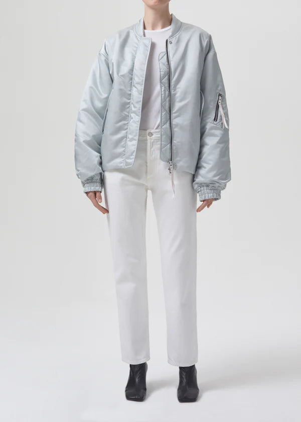 Nisa Bomber Jacket in Oyster