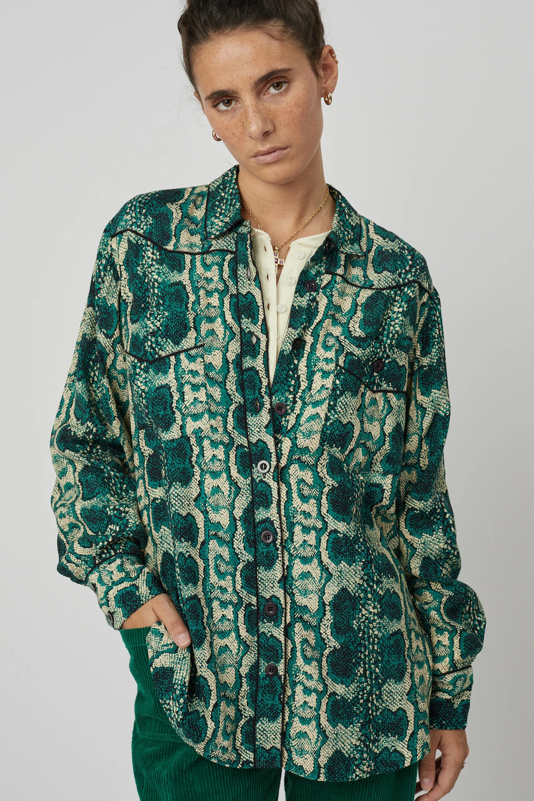 Edine Shirt in Green