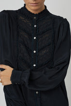 Load image into Gallery viewer, Mozart Shirt in Faux Noir
