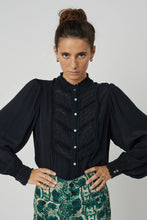 Load image into Gallery viewer, Mozart Shirt in Faux Noir
