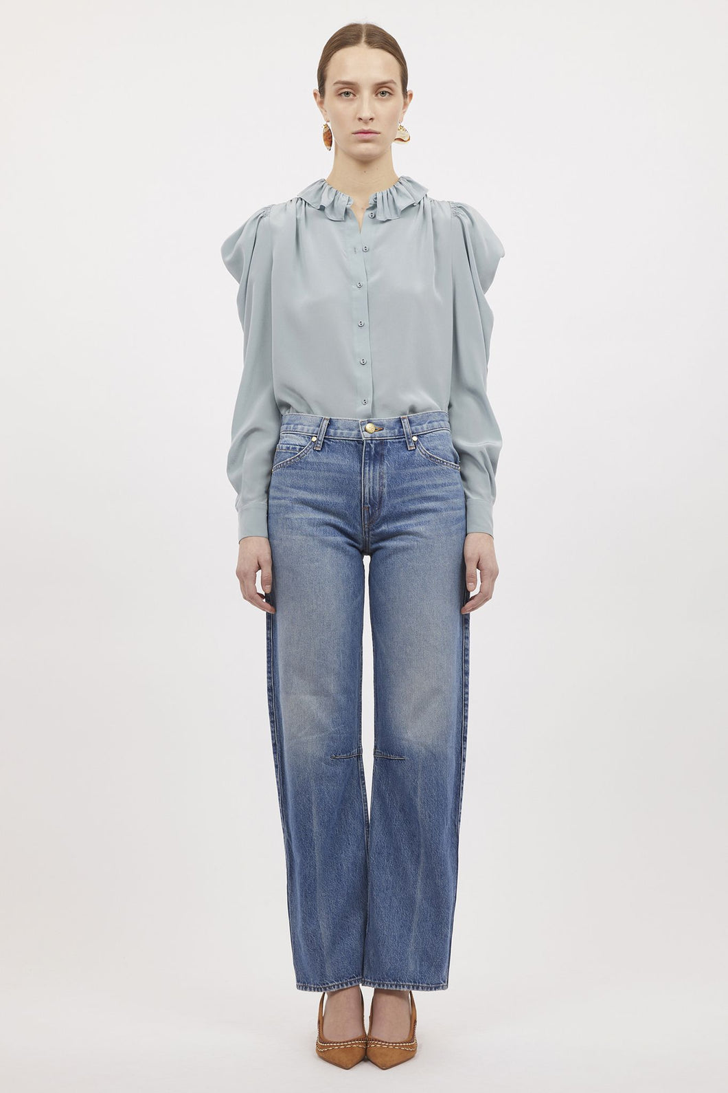Dara Blouse in Agave