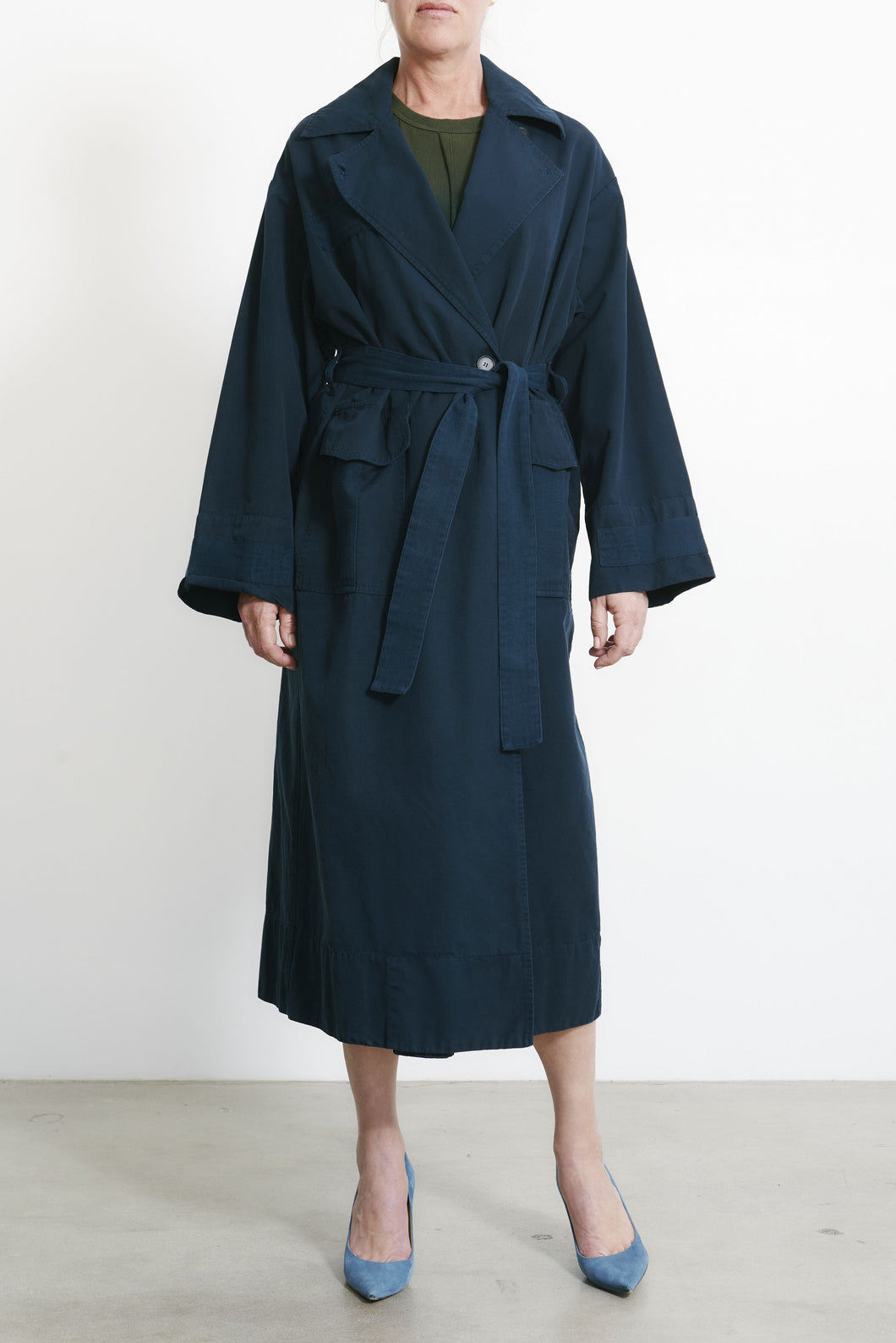 Aster Coat in Teal
