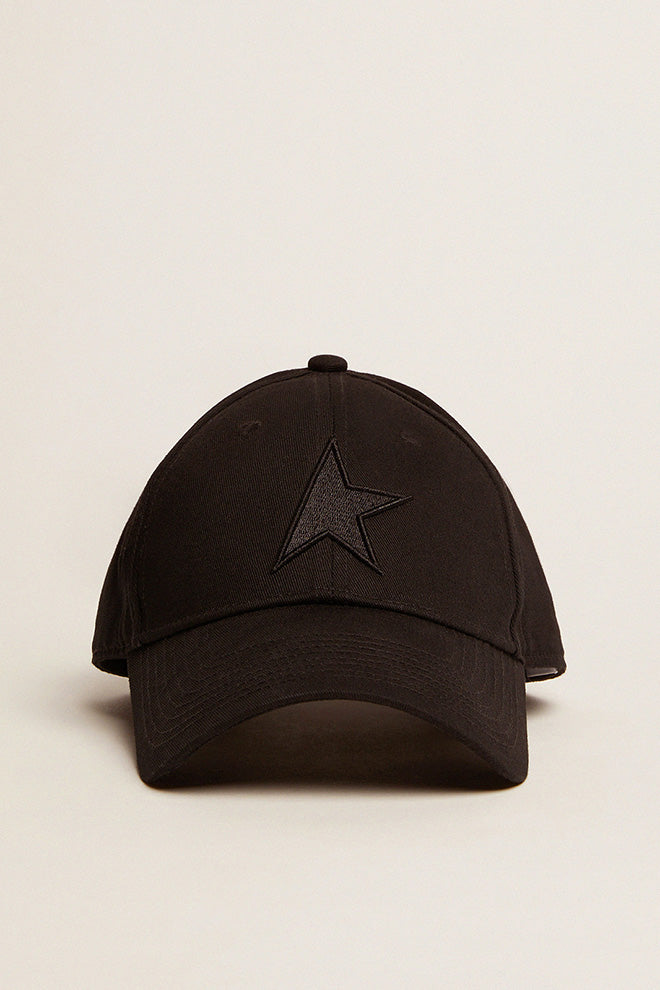 Star Baseball Cap in Black