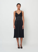 Load image into Gallery viewer, Mona Midi Dress in Black

