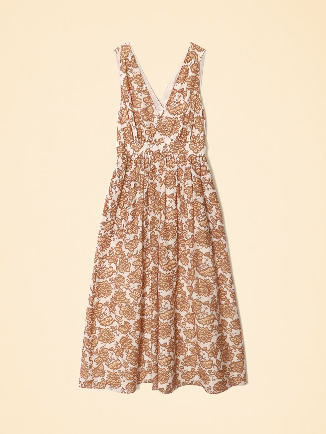 Rayven Dress in Cream Toffee