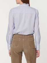 Load image into Gallery viewer, Nicolas Blouse in White/ Blue

