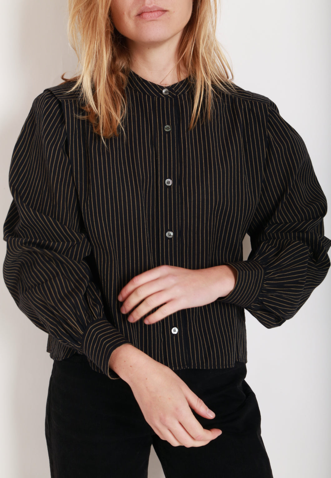 Susan Shirt in Black Midnight