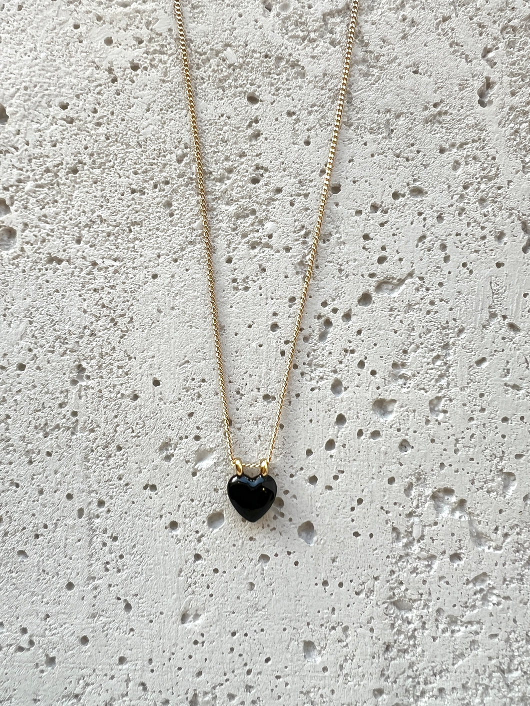 Happiness Necklace in Black