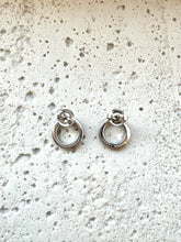 Load image into Gallery viewer, Story Ring Earrings in Transparent/Silver
