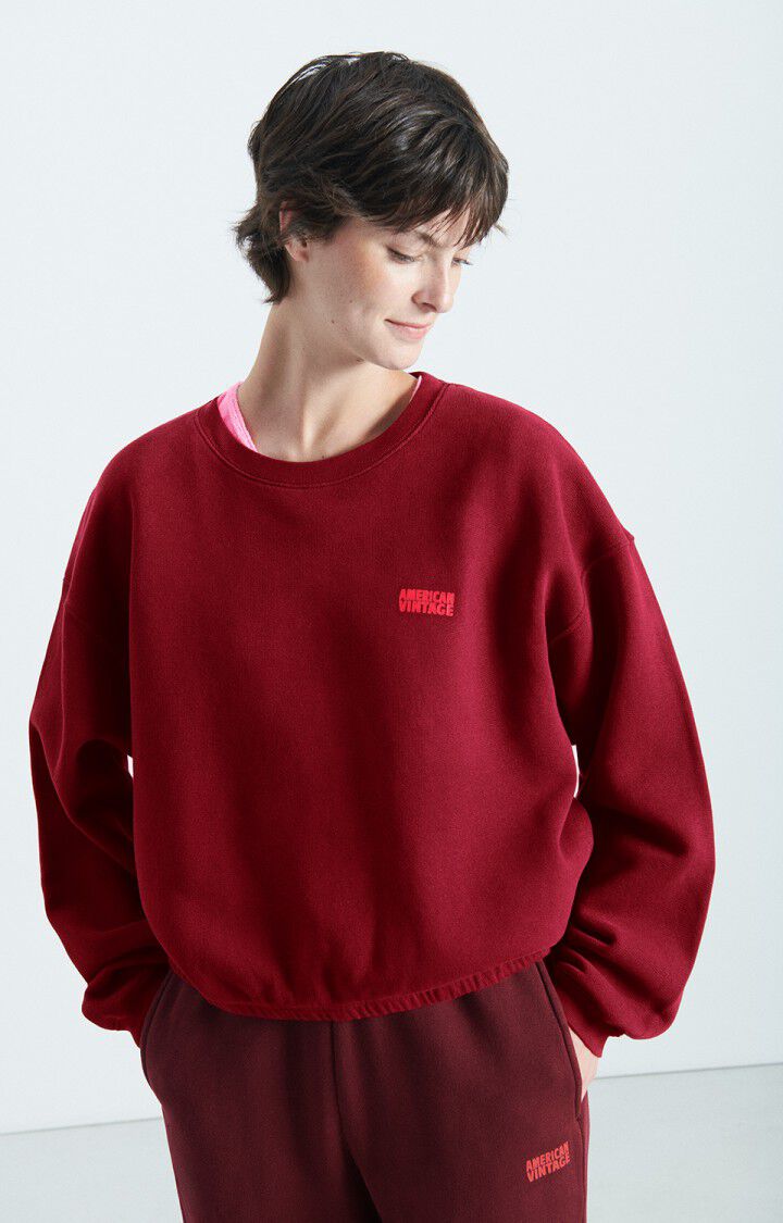 Izubird Sweater in Vintage Cherry