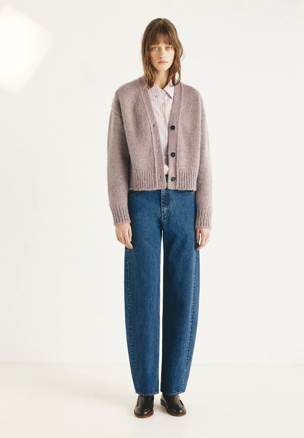 Isadora Cardigan in Plum