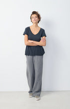 Load image into Gallery viewer, Jacksonville V-neck T-Shirt in Navy
