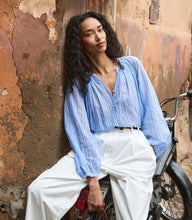 Load image into Gallery viewer, Jonie Top in Salerno Stripe
