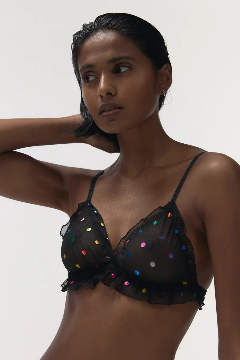 Reggipetto Bralette in Black