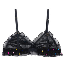 Load image into Gallery viewer, Reggipetto Bralette in Black
