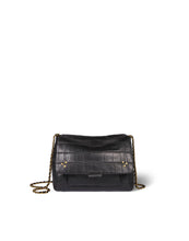 Load image into Gallery viewer, Lulu M Bag in Imprime Croco Noir

