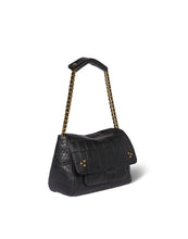 Load image into Gallery viewer, Lulu M Bag in Imprime Croco Noir
