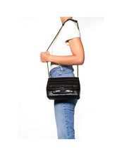 Load image into Gallery viewer, Lulu M Bag in Imprime Croco Noir
