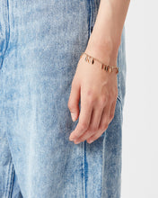 Load image into Gallery viewer, Metal Shiny Leaf Bracelet in Dore
