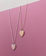 Load image into Gallery viewer, Beaded Heart Necklace in Gold
