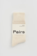 Load image into Gallery viewer, Alpaca Socks in Clotted Cream
