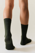 Load image into Gallery viewer, Alpaca Socks in Glen Green
