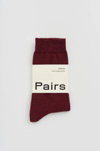 Load image into Gallery viewer, Merino Socks in Dark Plum
