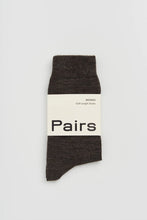 Load image into Gallery viewer, Merino Socks in Deep Earth Brown

