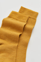 Load image into Gallery viewer, Merino Socks in Golden Yellow

