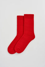 Load image into Gallery viewer, Merino Socks in Postbox Red
