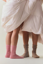 Load image into Gallery viewer, Ultra Soft Alpaca Ribbed Socks in Hare Grey
