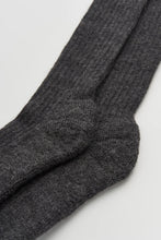 Load image into Gallery viewer, Wool Knee High Socks in Storm Grey
