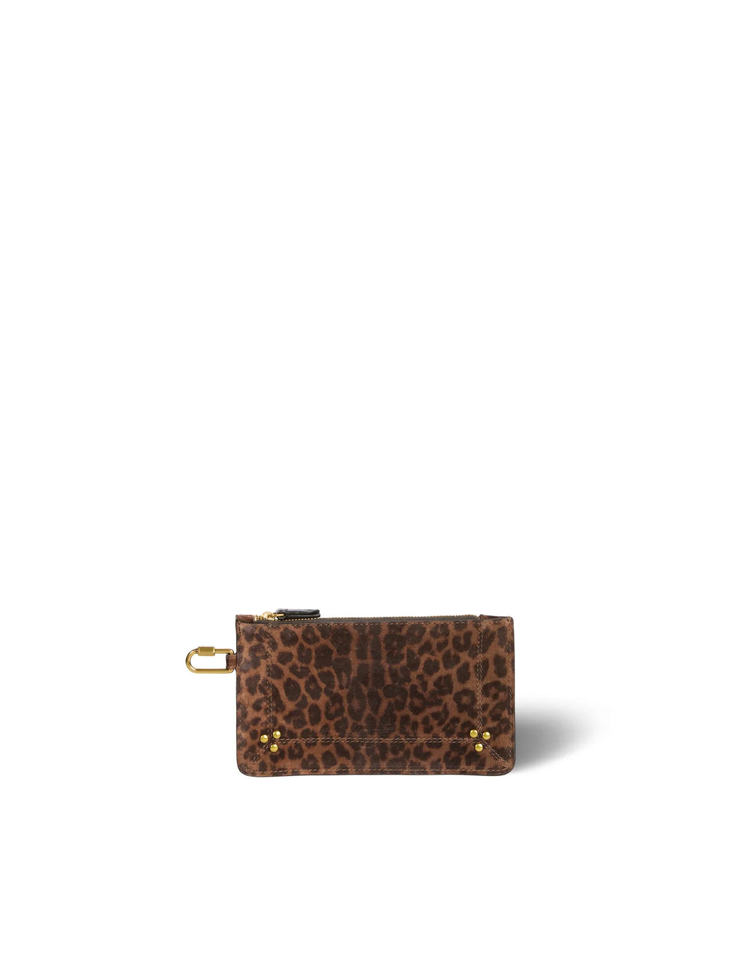 Popoche S Clutch Bag in Imprime Leopard Natural