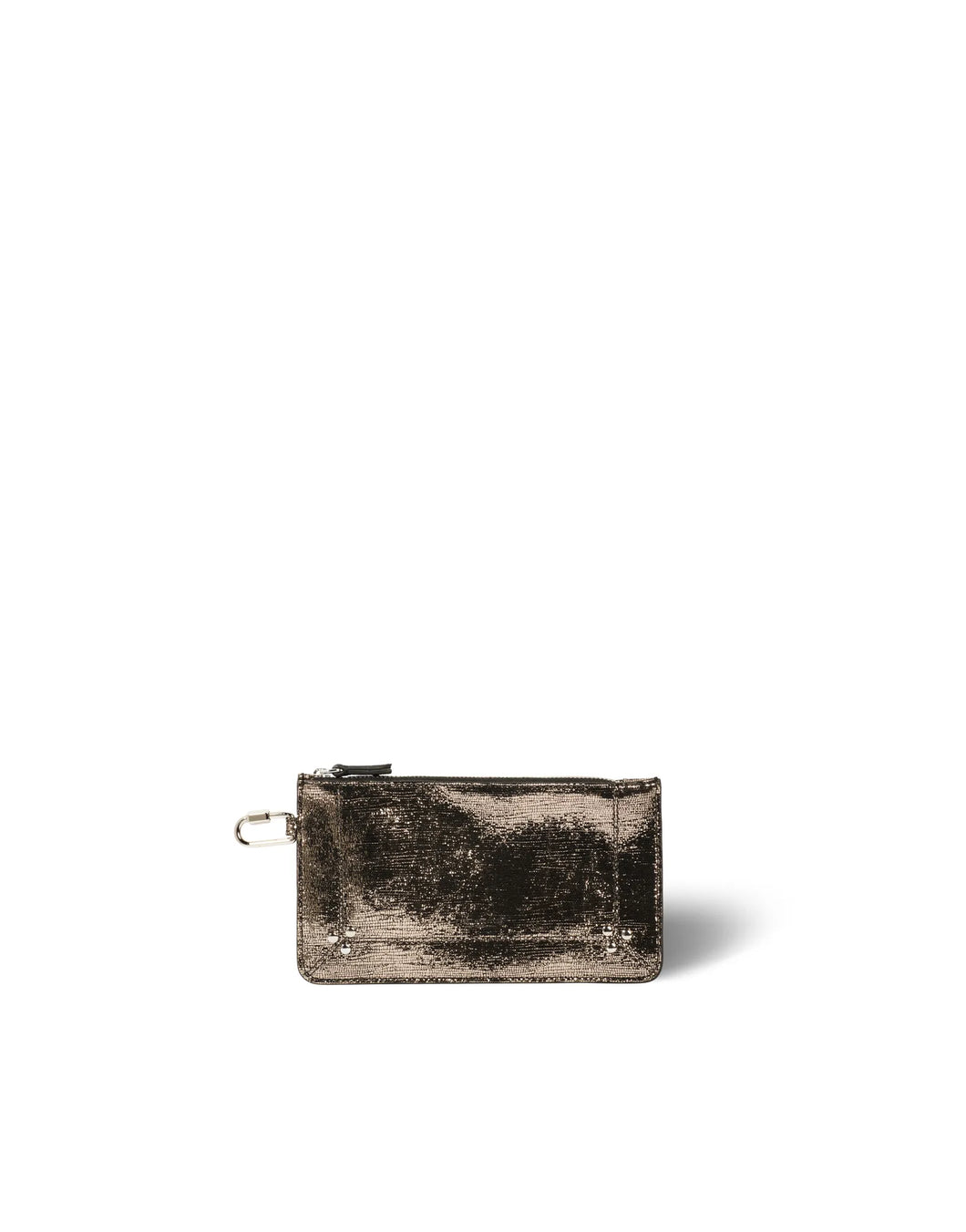 Popoche S Clutch Bag in Lame Champagne