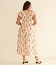 Load image into Gallery viewer, Quinette Dress in Ivory Lantana Floral
