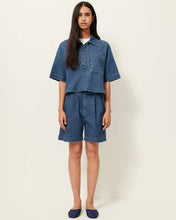 Load image into Gallery viewer, Santa Port Denim Bermuda Shorts in Regate Blue
