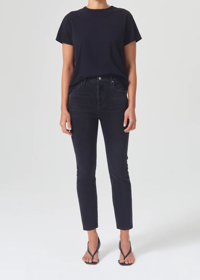 Riley Crop Jeans in Panoramic
