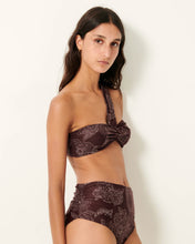 Load image into Gallery viewer, Baia Blu Asymmetric Bikini in Coffee
