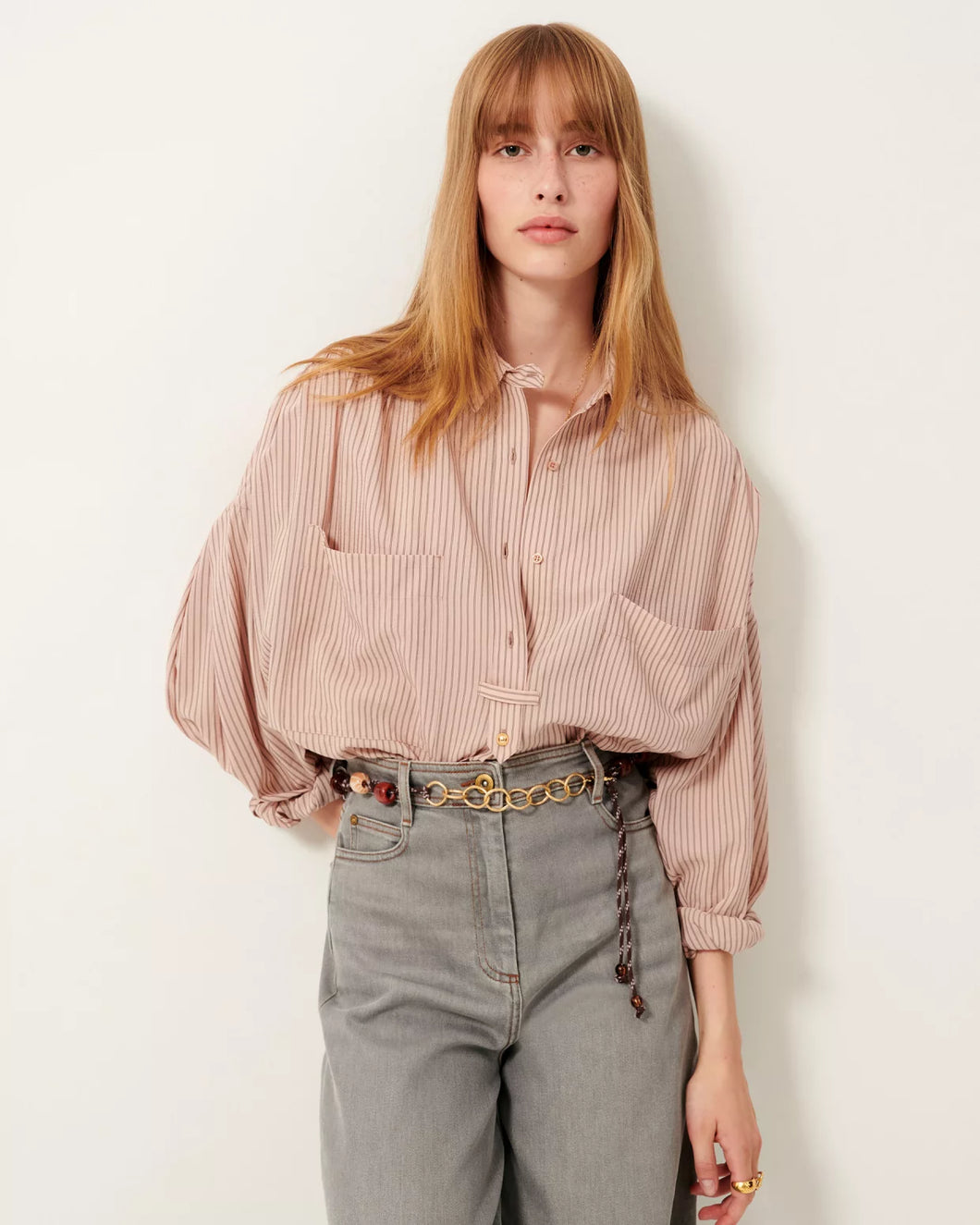 Claude Wide Shirt Rustic Rose