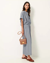 Load image into Gallery viewer, Reva Short Blouse in Chambray Blue
